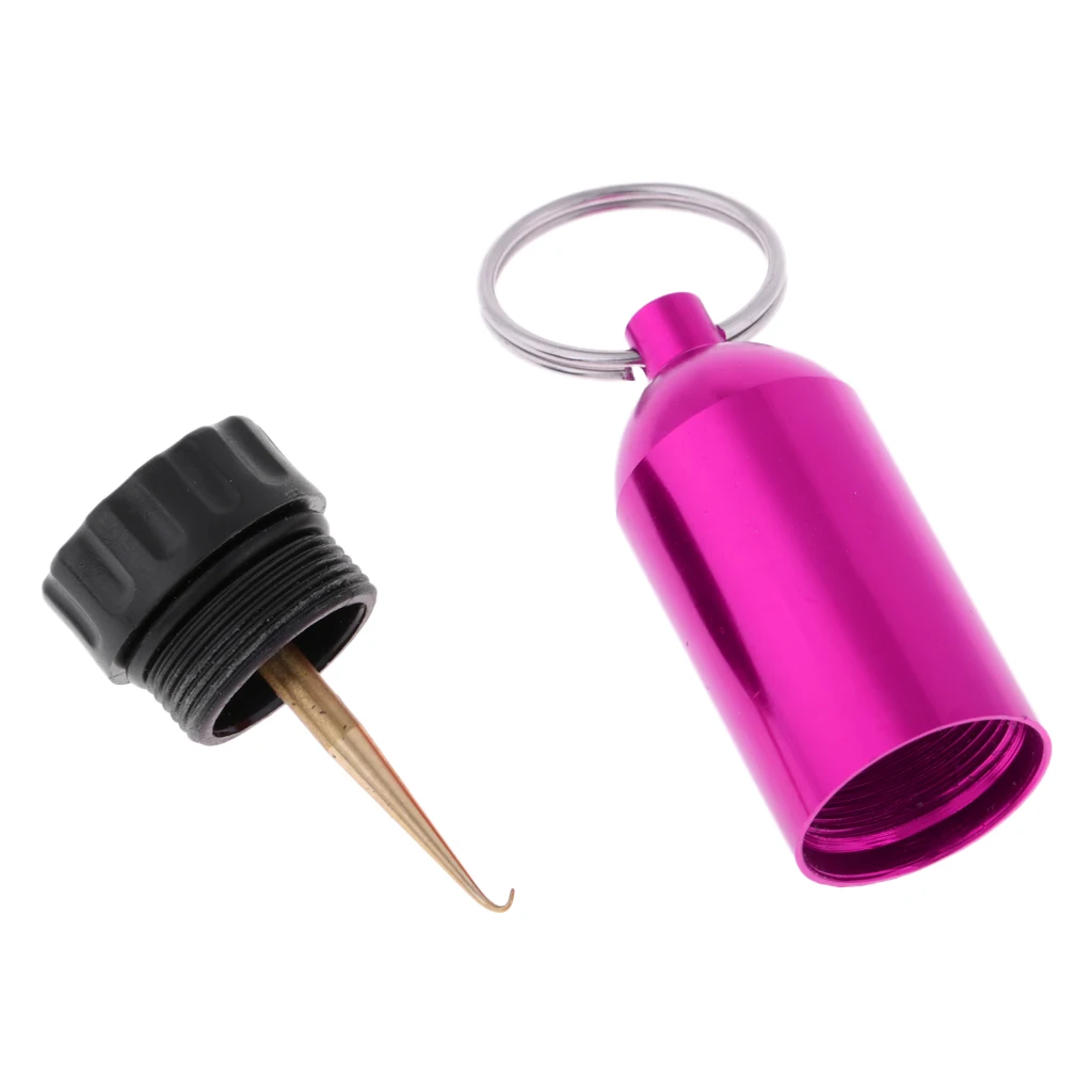 Professional Scuba Diving Tank Aluminum Alloy with 12 O-Ring Lightweight Dive Kit Keychain Brass Diving Replacement