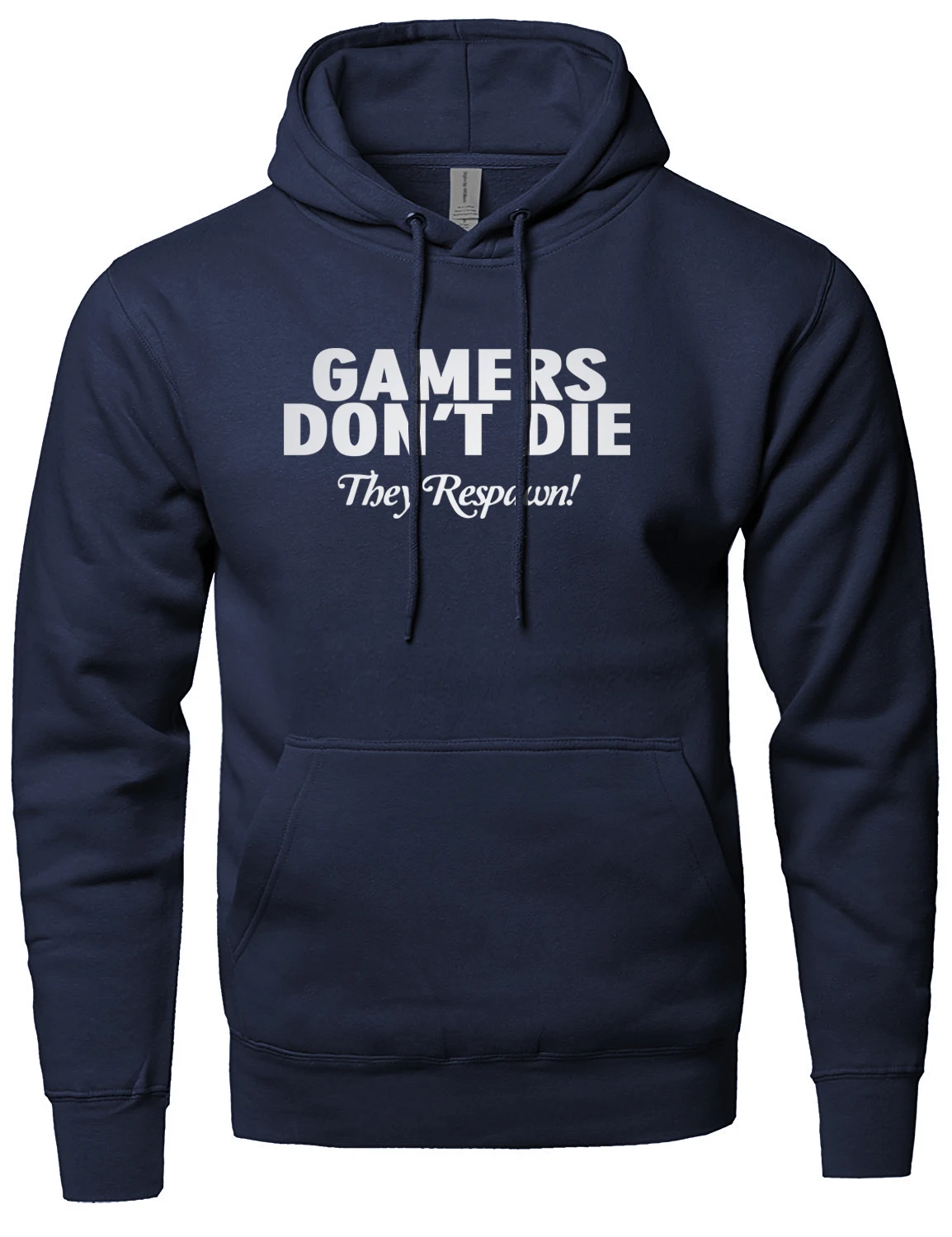 GAMERS DON T DIE Letter Printed 2018 New Arrival Spring Winter Fleece Hoody With Hat Sweatshirts 5