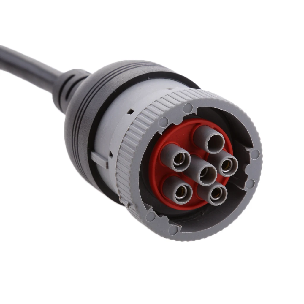 Truck Scanner Code Reader Device J1708 to OBD2 16 Adapter Connector Cable High Quality