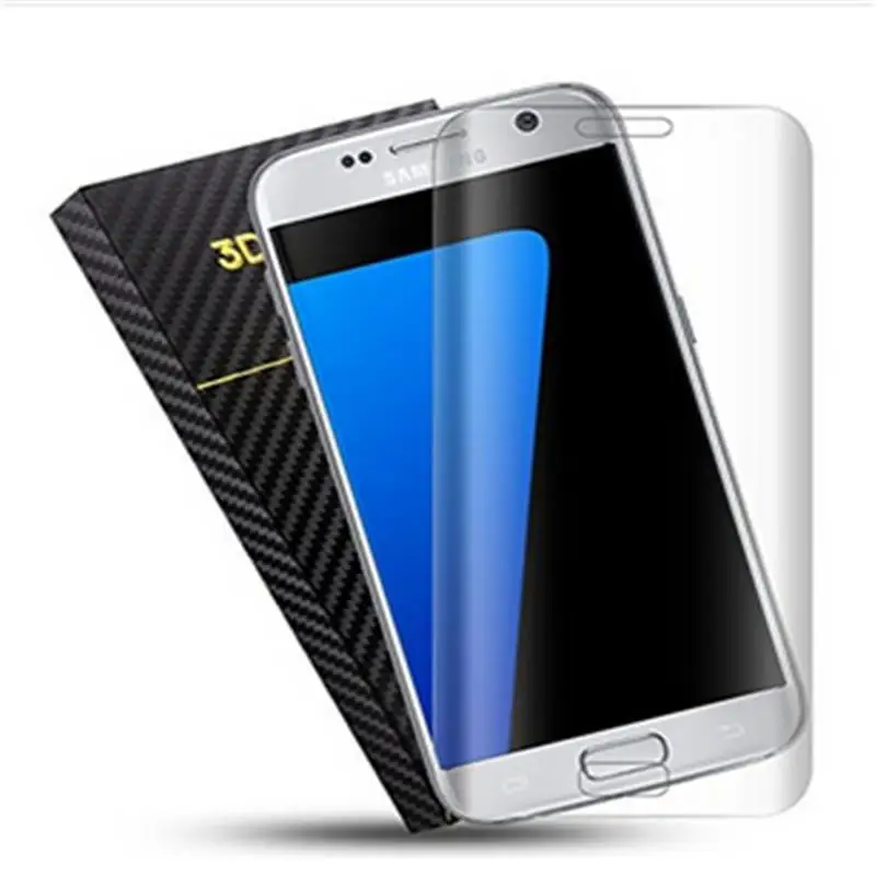 Premium 3D Tempered Glass Screen Cover Protector For Samsung Galaxy S7 Edge Ultra HD Clear Anti