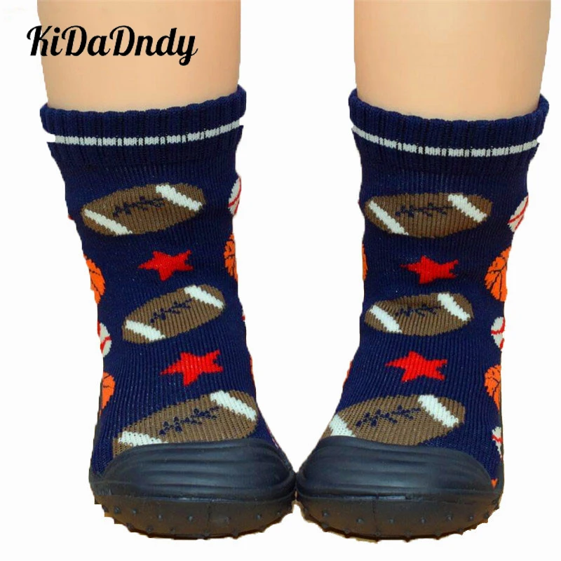 kidadndy Enfant Shoes girl boys Socks With Rubber Soles Kids Soft Bottom Non-Slip Floor Baby Toddler Girl Boy LMY002yd | Детская одежда