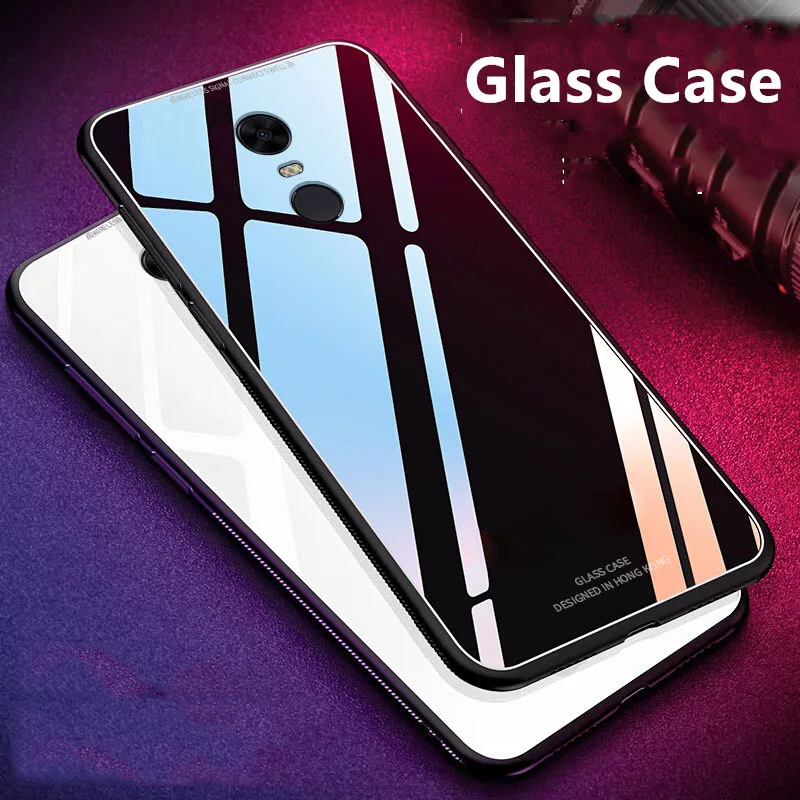 

Global Version For Xiaomi Redmi Note 4 Case Luxury Silicone Soft Frame+Glass Black Cover Accessory For Redmi Note4 Pro Prime