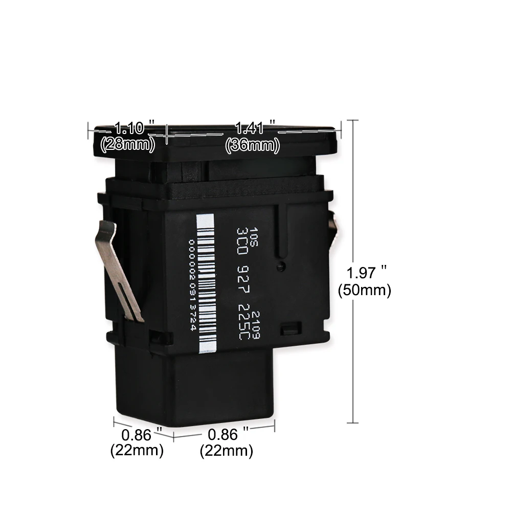 Для Passat B6 2006-2009 стояночный тормоз Кнопка Ручного Тормоза Замена для VW Passat B6 R36 C6 Cc 3C0927225C черный