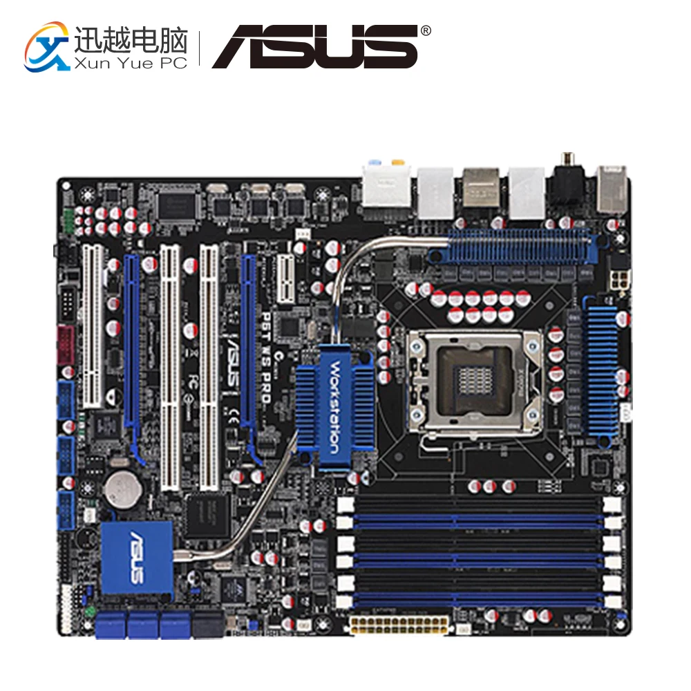 

Asus P6T WS Professional Desktop Motherboard X58 Socket LGA 1366 i7 DDR3 SATA2 USB2.0 ATX