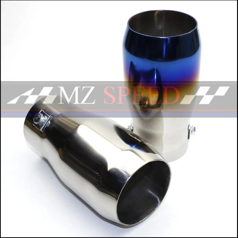 Автомобиль silenciador de Acero Inoxidable punta del escape tubo de escape Silenciador punta de la cola для автомобилей Mazda глушитель
