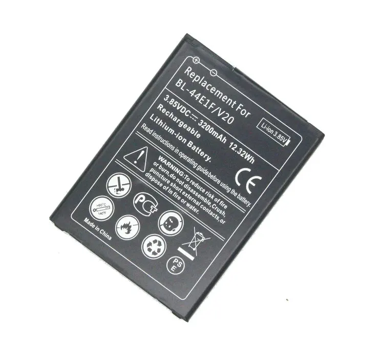ITopZea 3x3200mAh/12.32Wh BL-44E1F / BL44E1F / BL 44E1F 교체 용 배터리 + LG V20 H990 F800 용 범용 벽면 충전기