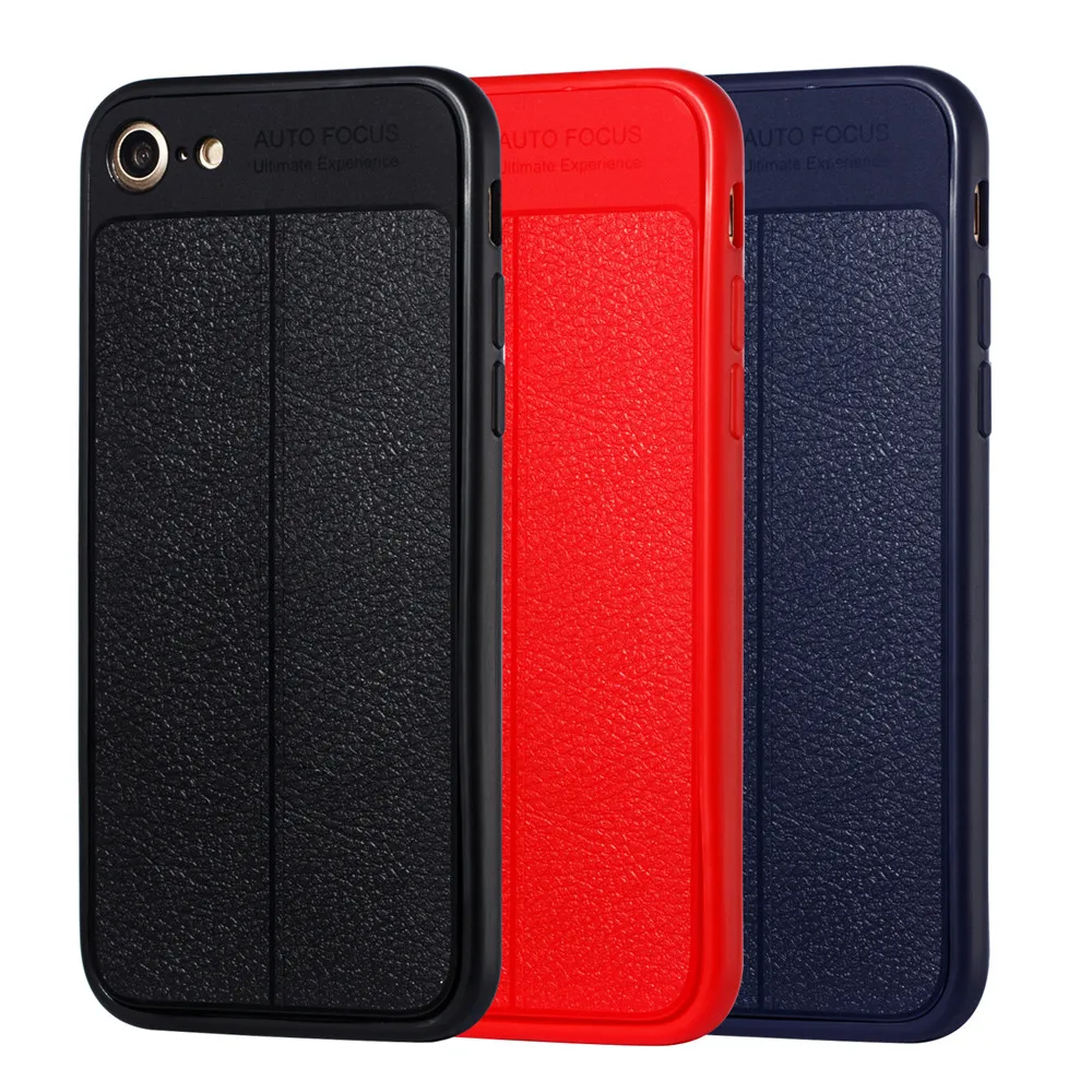 Full Body Phone Cover Front + Rear Coverage for IPhone 7 8 Luxurious 360 Protective Leather Case Plus |