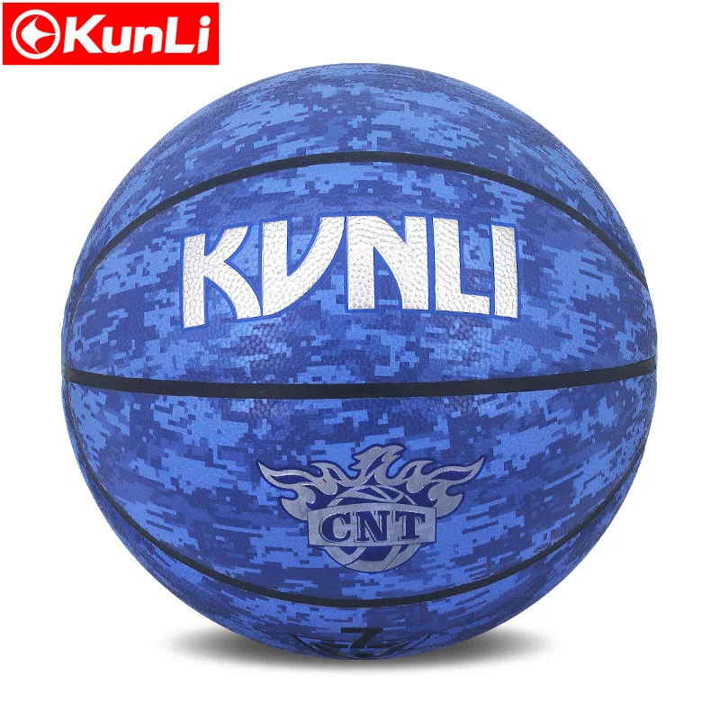 Баскетбольный мяч KLBA201 синий баскетбольный KUNLI Размер 7 размер 6 5|official basketballs|basketball