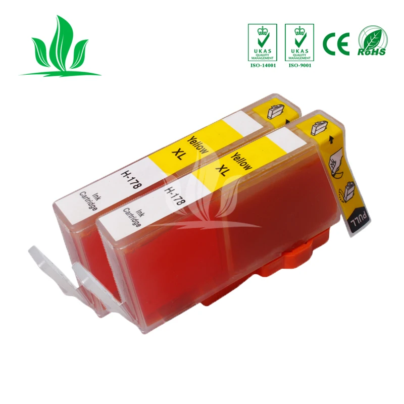 4PK совместимый чернильный картридж для HP 178XL HP178 Photosmart 7515 B109a B109n B110a Plus B209a B210a Deskjet