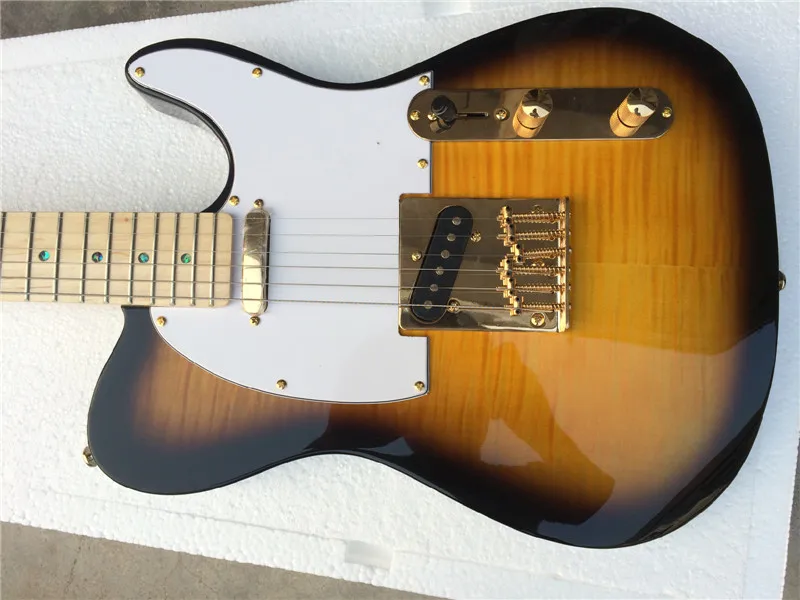 

Free shipping Wholesale 2016 new tl electric sunburst color/oem guitar/guitar in china