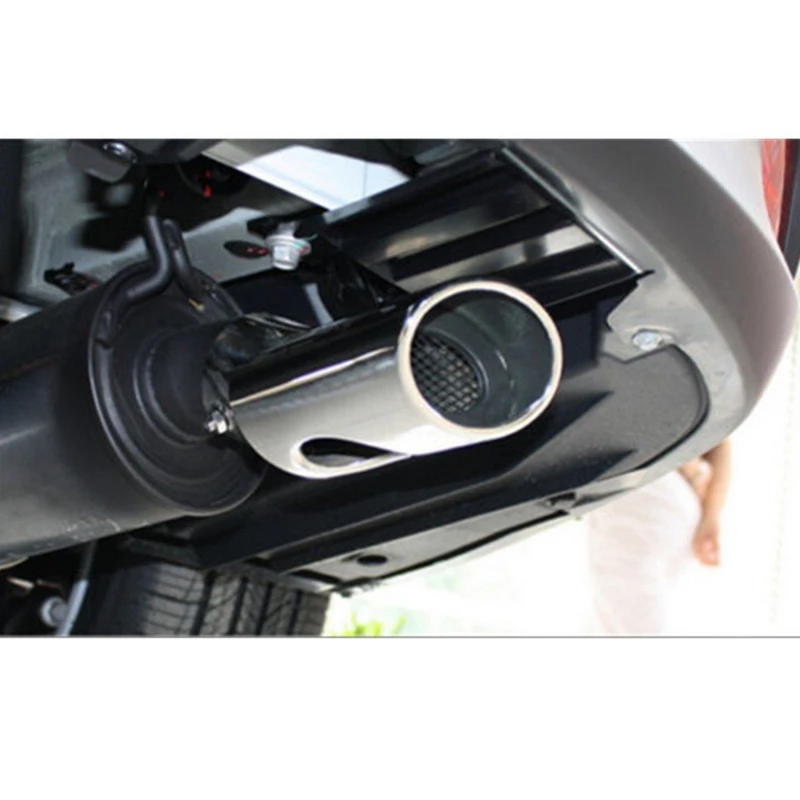JXLCLYL Stainless Steel Car Rear Exhaust Muffler Tip End Pipe For Toyota C-HR CHR 2016 2018
