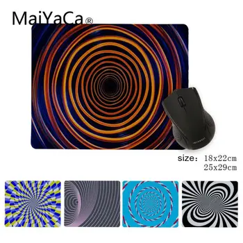 

MaiYaCa Beautiful Anime Spiral Circles Anti-Slip Durable Silicone Computermats Mouse Keyboards Mat Mousepad for boyfriend Gift