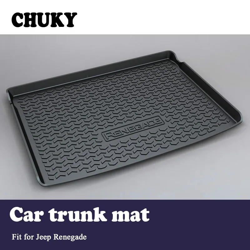 

CHUKY For Jeep Renegade BU Car-styling Car Cargo rear trunk matBoot Liner Tray Waterproof floor carpet Anti-slip Mat accessories