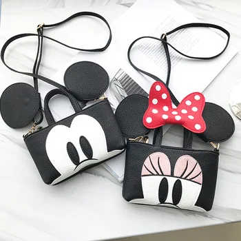 

Disney Mickey Mouse lady cartoon shoulder messenger bag fashion cute mini handbag clothing accessories pouch portable storage