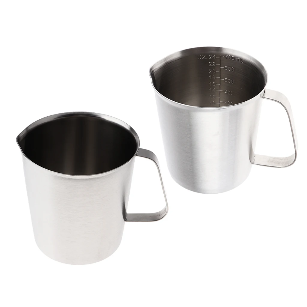 Candle Making Wax Soap Base Pouring Melting Pots, 500ml/1000ml, 304 Stainless Steel, Soap Candles Making Pitcher, Double Boiler