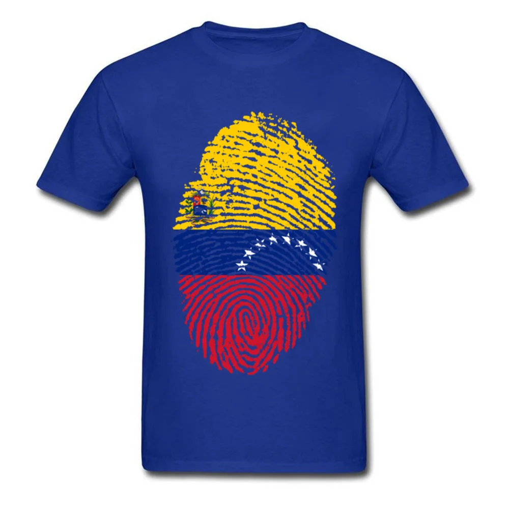 Venezuela Flag Fingerprint_blue