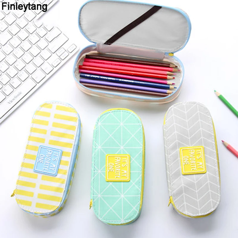 

Pencil Box For School Pencil Case Large Capacity Fashion Stationery Pencil Cases Creative Boy Girl Pencil Bag School Supplies
