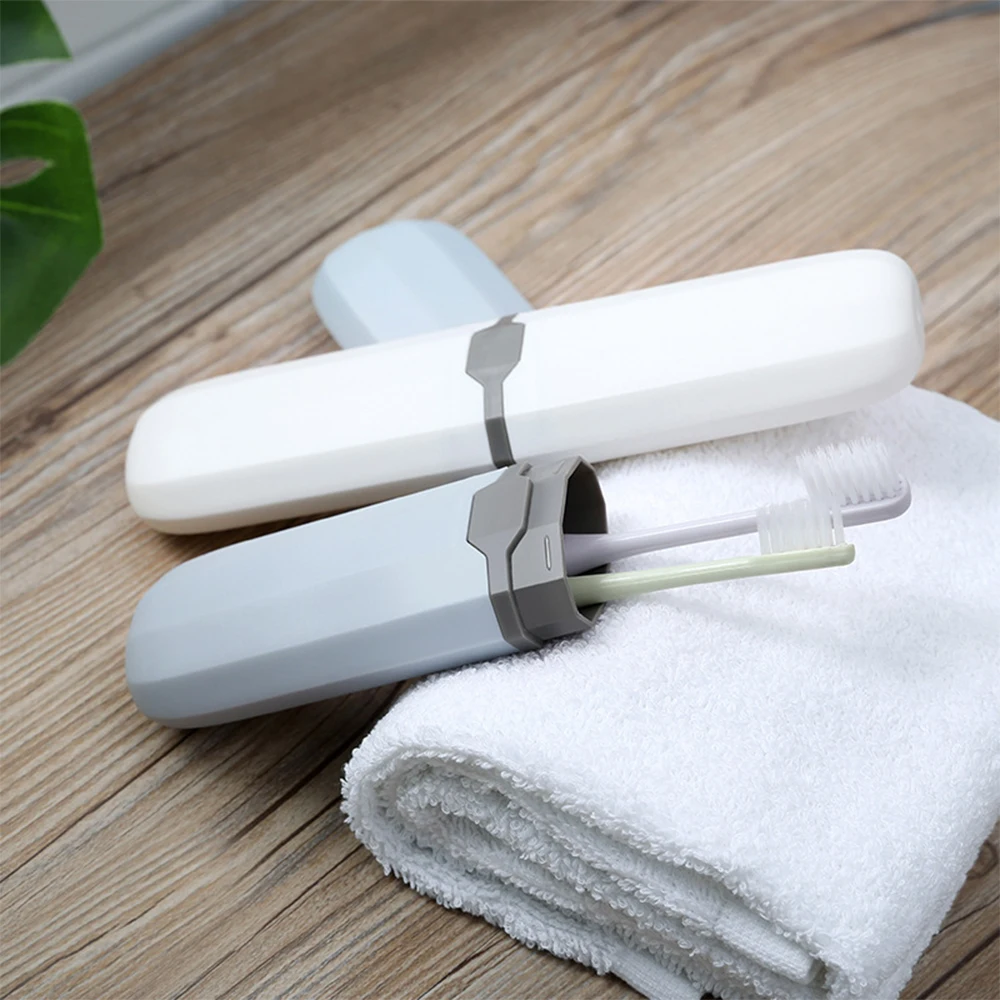 

LASPERAL 1PCs Portable Toothbrush Protect Holder Travel Camping Toothbrush Storage Box Cover Toothbrushes Toothpaste Container