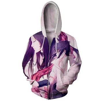

3D Anime Hoodie Sweatshirt Cartoon Characters Uzumaki Naruto/Sasuke Hoodies Men Women Long Sleeve Outerwear Casual Pullovers