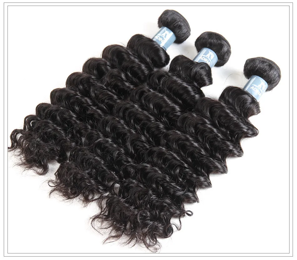 Amanda virgin hair weave deep wave12