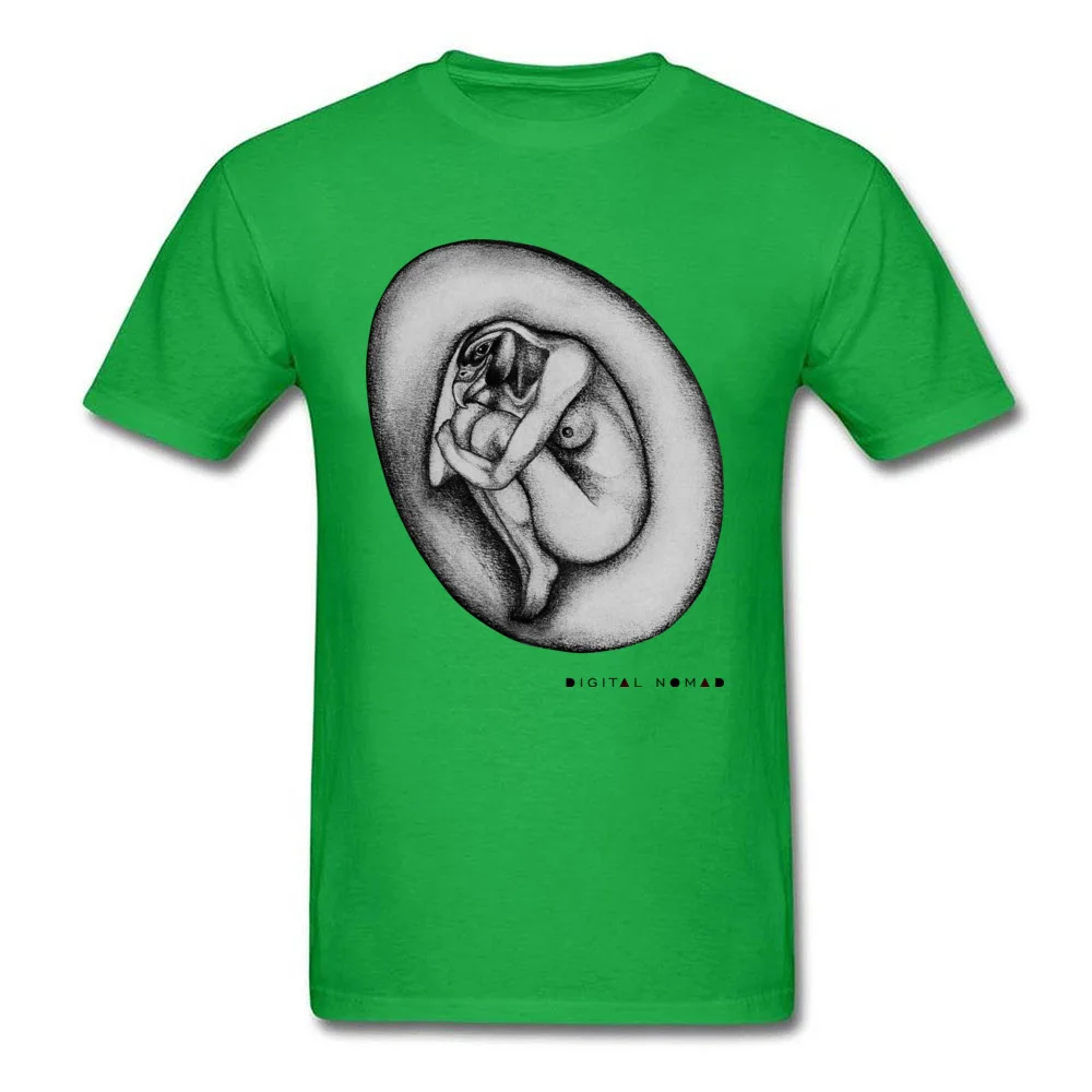 CreationDigital Nomad T-shirts Brand New Short Sleeve Geek 100% Cotton O Neck Young Tops T Shirt Street T-Shirt Autumn CreationDigital Nomad green