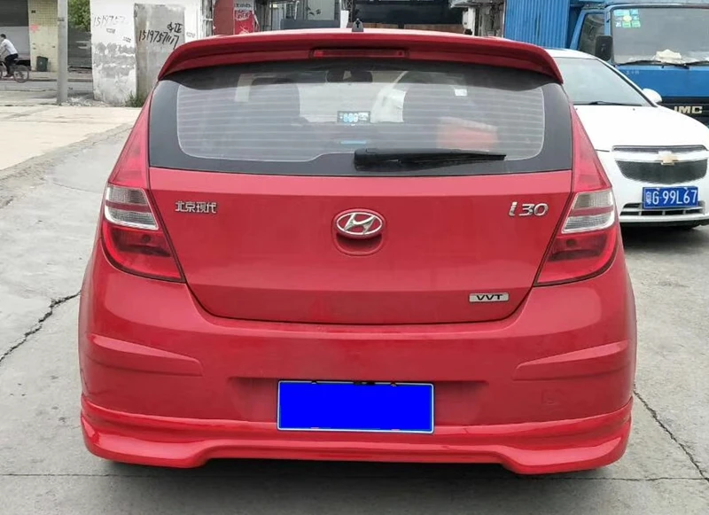 Для hyundai I30 спойлер Высокое качество ABS Материал заднее крыло автомобиля праймер цвет задний спойлер для hyundai I30 спойлер 2009