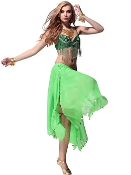 

2016 Bellydance Costume Costume Cotton Wine Violet Hot Sale Women Belly Dance Bra 6 Mooren Skirt Set Clothing Performance Wear