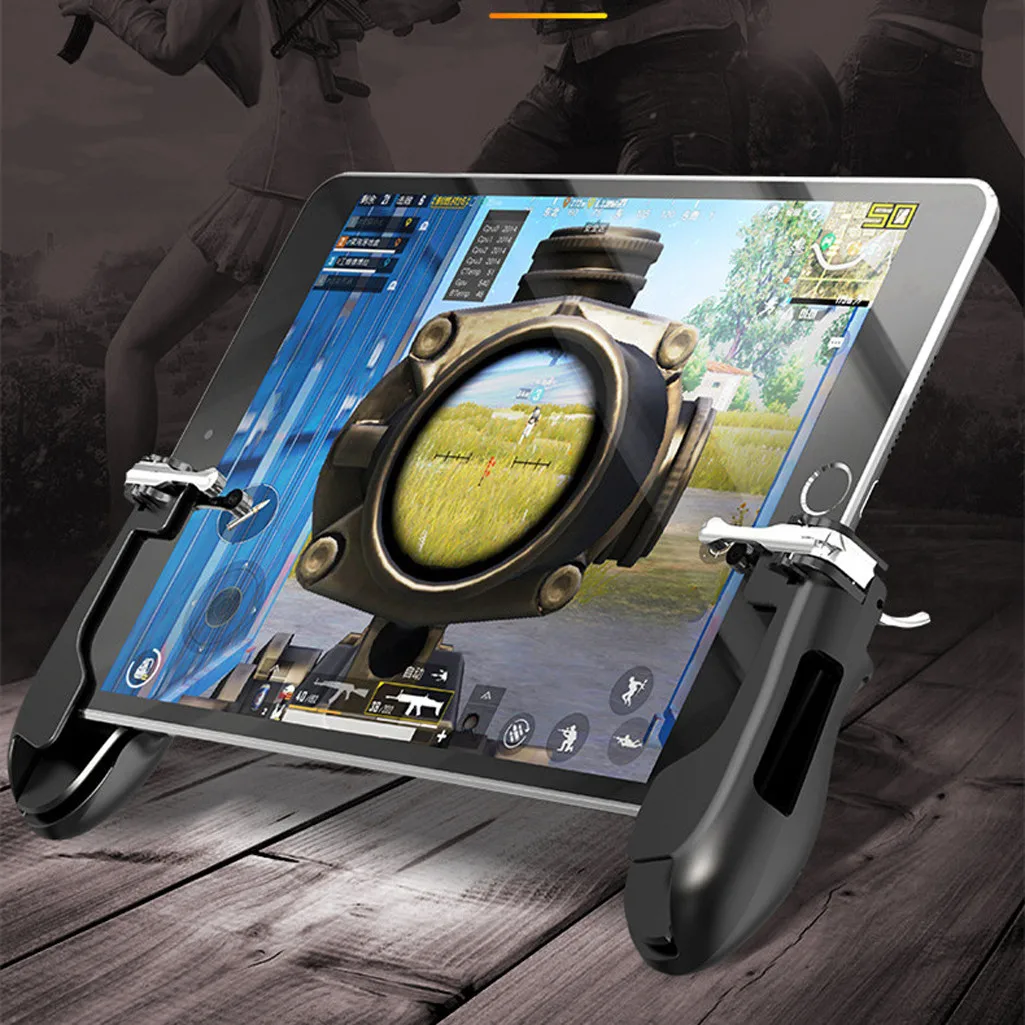 

FPS Mobile Game Controller Tablet Gamepad Sensitive Shoot Aim Trigger Button Handle for Knives Out for Rules of Survival