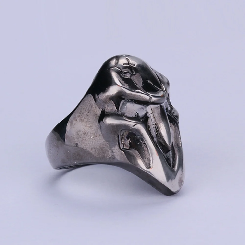 Game Over watch Reaper Ring Unisex Zinc Alloy Rings Fashion Souvenir Gift Cosplay Accessories Christmas Halloween Party Gift (2)