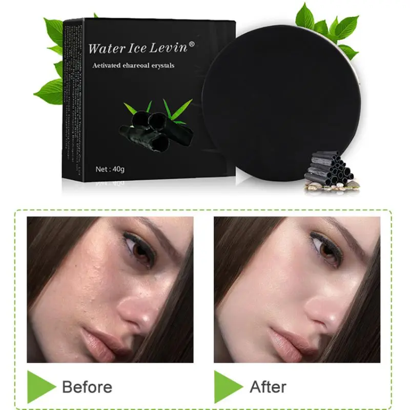 

Beauty Skin Whitening Soap Blackhead Remover Acne Treatment Face Wash Bath Skin Care Bamboo Charcoal New