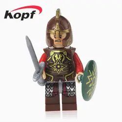 Одиночная продажа Властелин колец Eomer Theoden Archer Eowyn строительные блоки кирпичи фигурки для детей игрушки XH 473