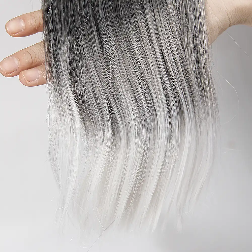 Yxcherishair 14inch Afro Synthetic Weave Yaki Straight Hair