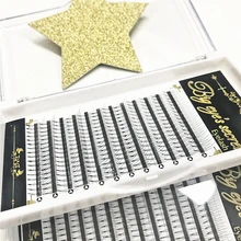 2 лотка наивысшего качества 3D индивидуальное наращивание ресниц мягкие предварительно сделанные вентиляторы ресницы объем накладные ручной работы роскошные