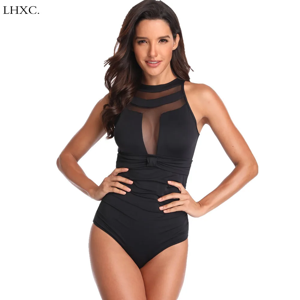 

Sexy Women One Piece Solid Bikini Monokini Push Up Swimsuit Beach Swimwear BeachWear Women Sports Clothing Swimming 2019