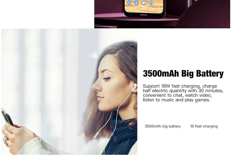 Brand New Nokia X7 4G Smartphone | Global Firmware | 6GB RAM + 64GB ROM | 6.18" Display | Snapdragon 710 Octa-Core | 20MP Camera | Android 9