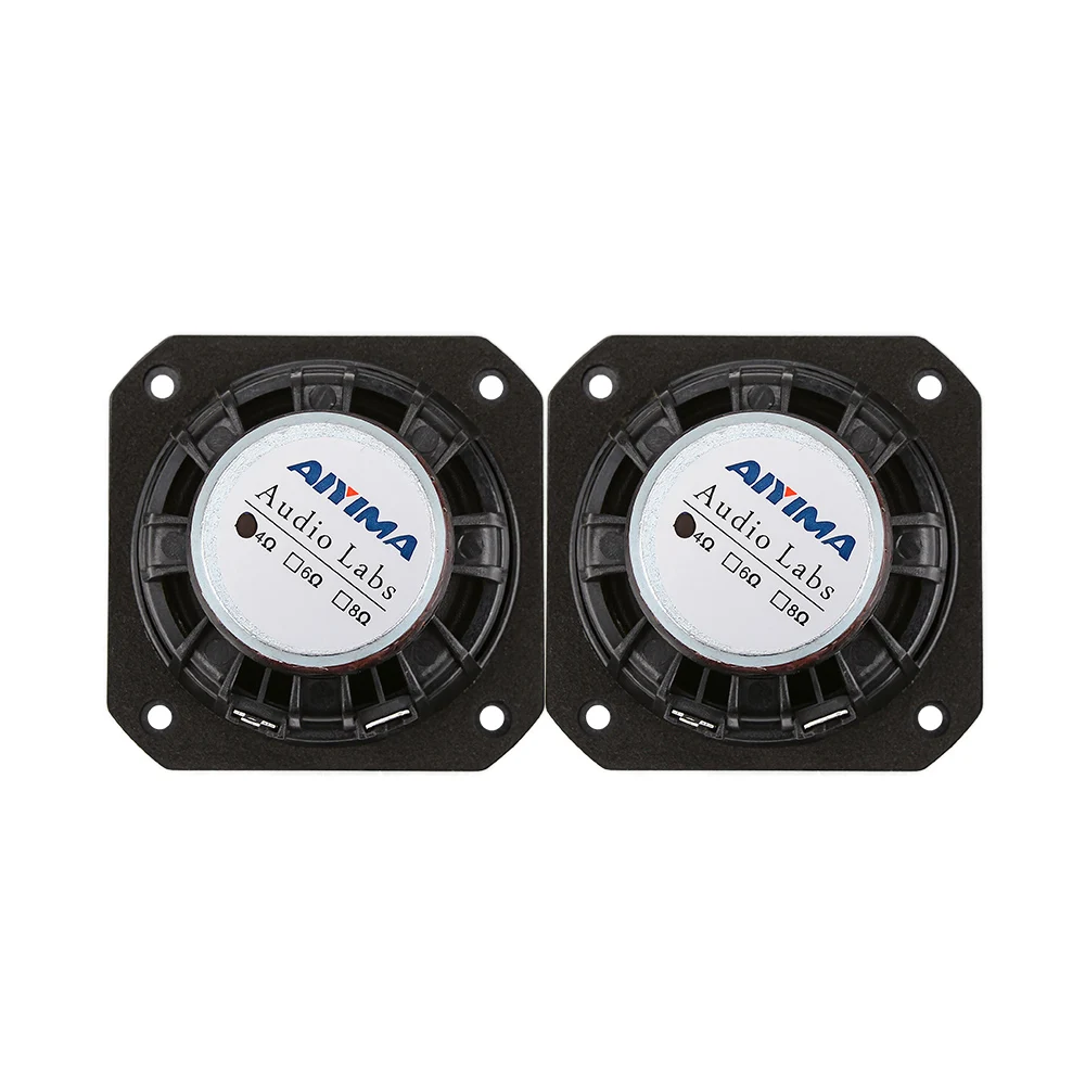 AIYIMA 2Pcs 2.5 Inch Full Range Speaker 4 8 Ohm