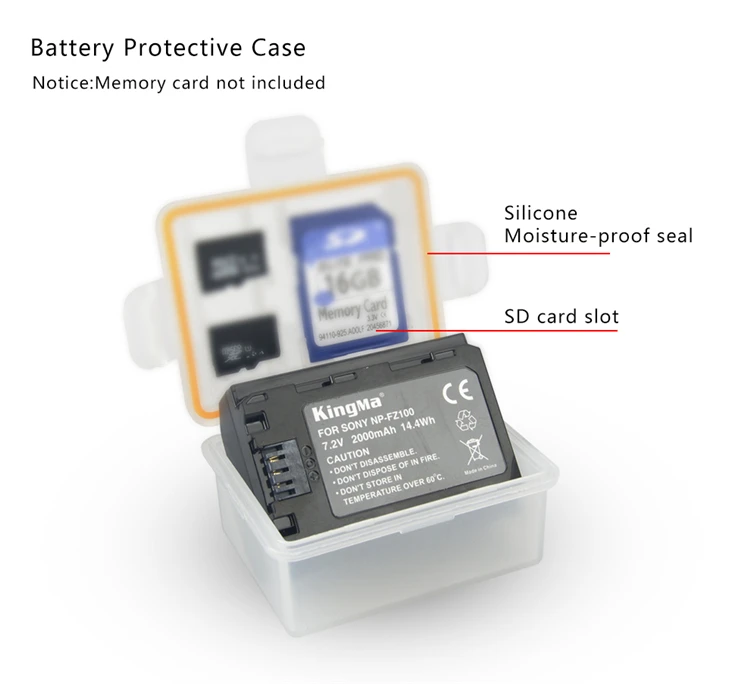 KingMa ЖК-дисплей Дисплей двойной Зарядное устройство и NP-FZ100 Батарея(2 шт) Комплект для sony Alpha 9, A9, альфа-9R, A9R, A7RIII, A7R3 A7M3 ILCE-9