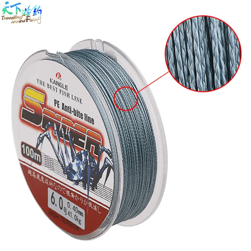 Cheap100m Braided Fishing Line PE Strong Multifilament Fishing Lines Carp Fishing Tresse Peche