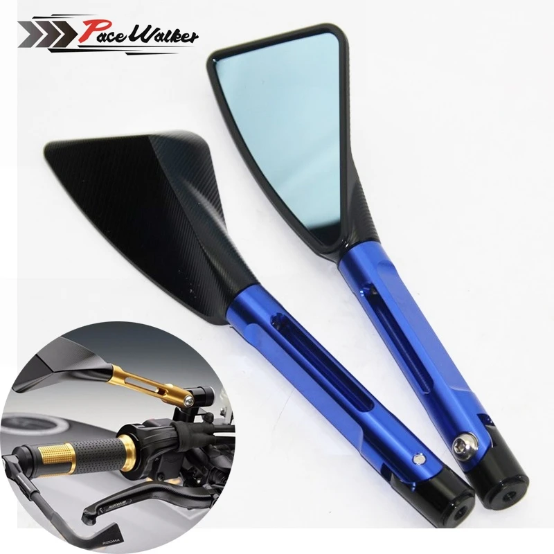 

PEACWALKER- Tomok Aluminum motorcycle rearview Side mirror For Kawasaki z750 honda yamaha Suzuki Ducati