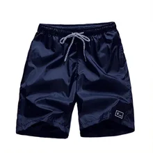 Популярные однотонные мужские шорты 4XL летние мужские шорты на шнурке повседневные мужские дышащие шорты homme Promotion