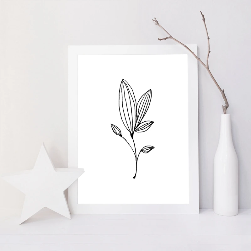 Botanical Prints Home Minimalist Wall Decor