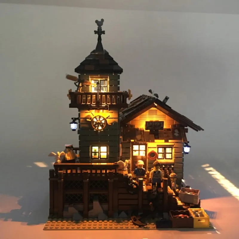 DIY светодиодный светильник (только светильник) для старого рыболовного магазина