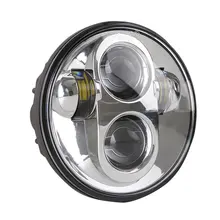 Faro Led redondo para moto rcycle, lente de proyector de 5,75 pulgadas, Faro delantero para Moto rcycle 5 3/4