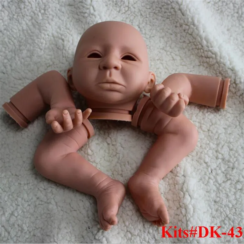 Reborn Doll Kits for 18inches Soft Vinyl Reborn Baby Dolls Accessories for DIY Realistic Toys