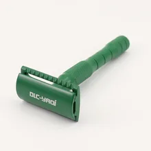 Yaqi лягушка зеленый цвет латунь ручка Мужская бритва