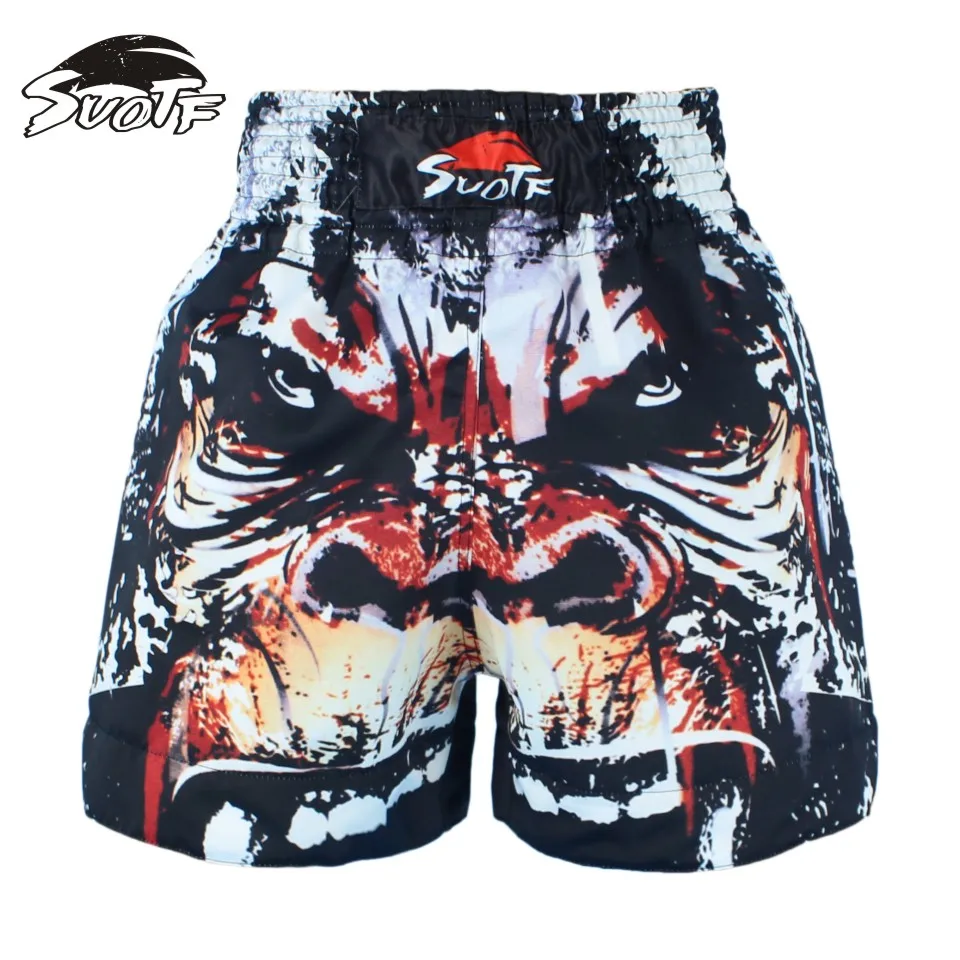 

MMA Tiger Muay Thai boxing boxing match Sanda training breathable shorts muay thai clothing boxing mma kickboxing clothing