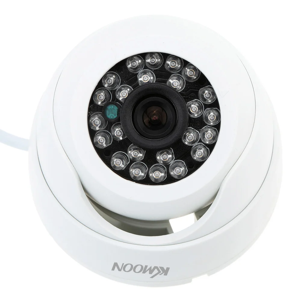 Audio Dome camera 800TVL 1//4/" CMOS IR-CUT 3.6mm lens 24IR cctv security camera