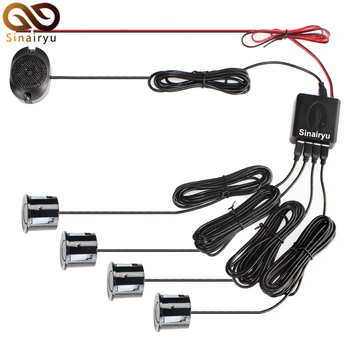 

22mm Car Parking Assistance Sensor Buzzer Reverse Radar Detector System Reverse Sound Alert , 4 Sensors 6 Color