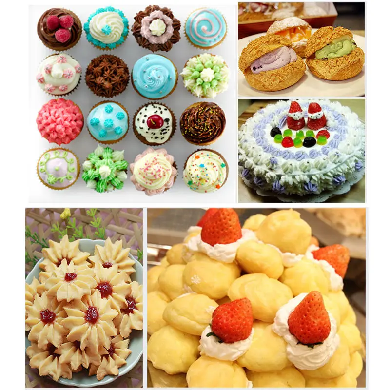 100Pcsset Food Grade Big Size Pastry Bag Stainless Steel Nozzle Icing Piping Baking Cream Cake Tool DIY Kitchen Cake Decoration (3)