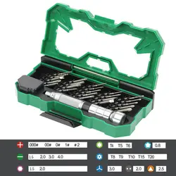 LAOA 25 in 1 Precise точной настройки показывает как использованные Screwdriver Set Tools Kit Hand Tools for стека Laptop Mobile Iphone Cell phone Phones LA613130